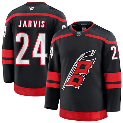 Seth Jarvis Carolina Hurricanes 2025 Home Jersey - Black
