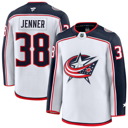 Boone Jenner Columbus Blue Jackets 2025 Away Jersey - White