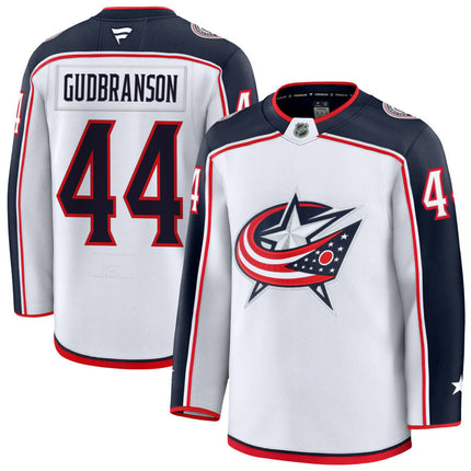 Erik Gudbranson Columbus Blue Jackets 2025 Away Jersey - White