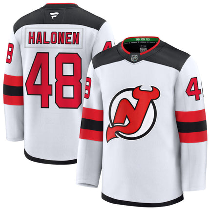 Brian Halonen New Jersey Devils 2025 Away Jersey - White