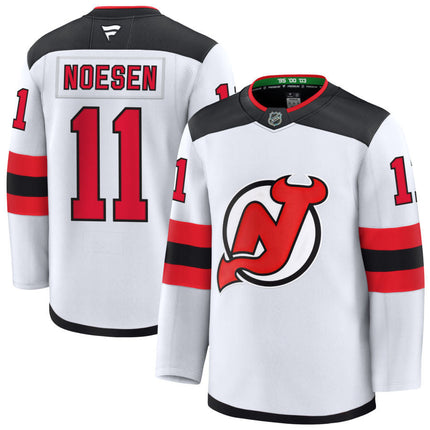 Stefan Noesen New Jersey Devils 2025 Away Jersey - White