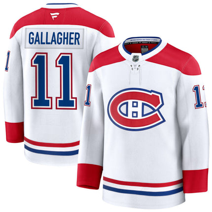 Brendan Gallagher Montreal Canadiens 2025 Away Jersey - White