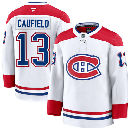 Cole Caufield Montreal Canadiens 2025 Away Jersey - White
