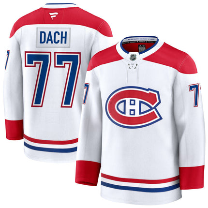 Kirby Dach Montreal Canadiens 2025 Away Jersey - White