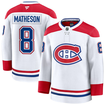Mike Matheson Montreal Canadiens 2025 Away Jersey - White