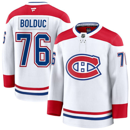 Zachary Bolduc Montreal Canadiens 2025 Away Jersey - White