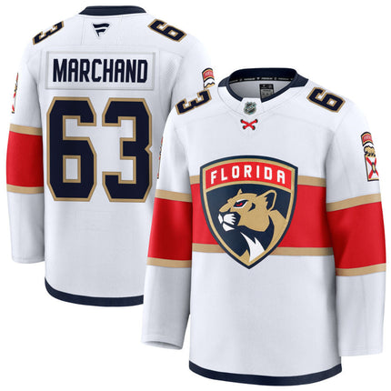 Brad Marchand Florida Panthers 2025 Away Jersey - White