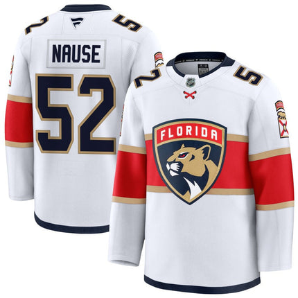 Evan Nause Florida Panthers 2025 Away Jersey - White