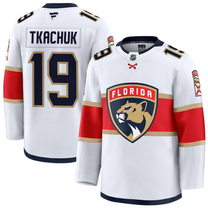 Matthew Tkachuk Florida Panthers 2025 Away Jersey - White