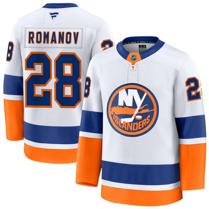 Alexander Romanov New York Islanders 2025 Away Jersey - White