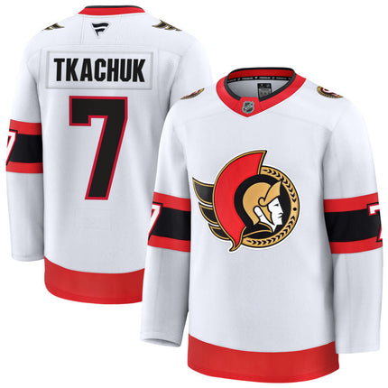 Brady Tkachuk Ottawa Senators 2025 Away Jersey - White