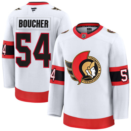 Tyler Boucher Ottawa Senators 2025 Away Jersey - White