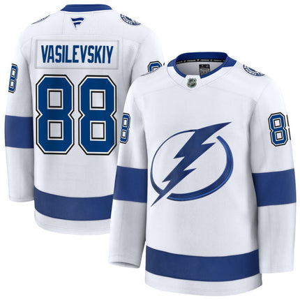 Andrei Vasilevskiy Tampa Bay Lightning 2025 Away Jersey - White