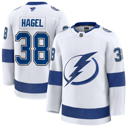 Brandon Hagel Tampa Bay Lightning 2025 Away Jersey - White