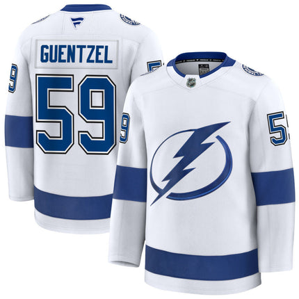 Jake Guentzel Tampa Bay Lightning 2025 Away Jersey - White