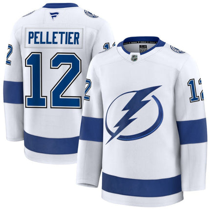 Jakob Pelletier Tampa Bay Lightning 2025 Away Jersey - White