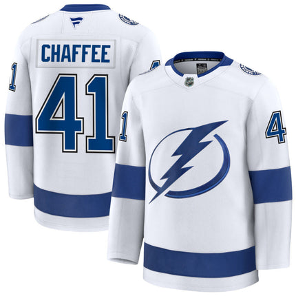 Mitchell Chaffee Tampa Bay Lightning 2025 Away Jersey - White
