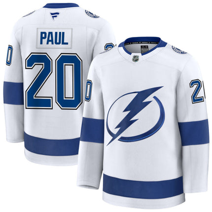 Nick Paul Tampa Bay Lightning 2025 Away Jersey - White
