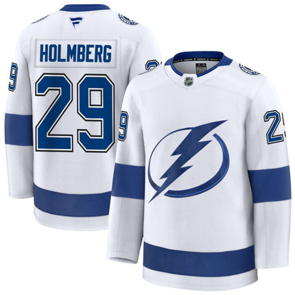 Pontus Holmberg Tampa Bay Lightning 2025 Away Jersey - White