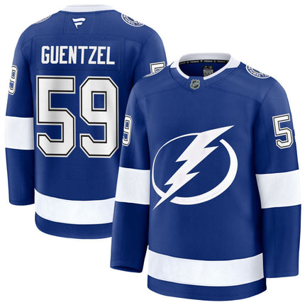 Jake Guentzel Tampa Bay Lightning 2025 Home Jersey - Blue