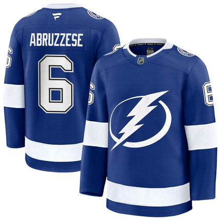 Nicholas Abruzzese Tampa Bay Lightning 2025 Home Jersey - Blue