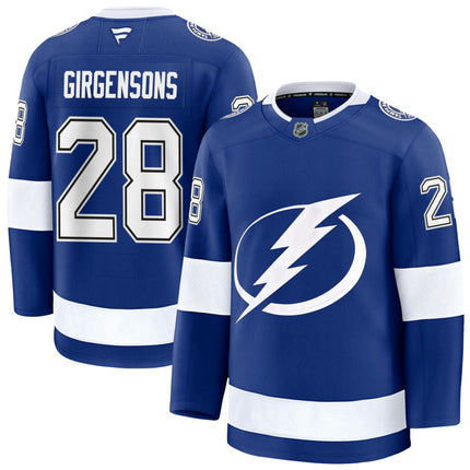 Zemgus Girgensons Tampa Bay Lightning 2025 Home Jersey - Blue
