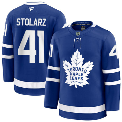 Anthony Stolarz Toronto Maple Leafs 2025 Home Jersey - Blue