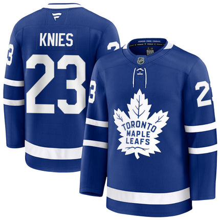 Matthew Knies Toronto Maple Leafs 2025 Home Jersey - Blue