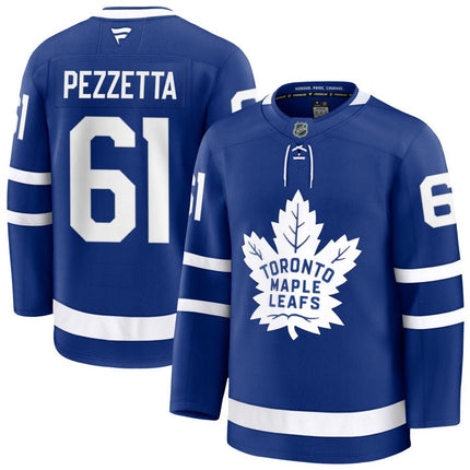 Michael Pezzetta Toronto Maple Leafs 2025 Home Jersey - Blue