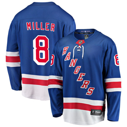 J.T. Miller New York Rangers 2025 Home Jersey - Royal