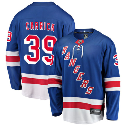 Sam Carrick New York Rangers 2025 Home Jersey - Royal