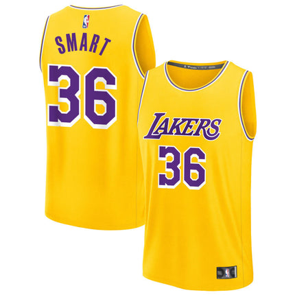 Marcus Smart Los Angeles Lakers 2025 Icon Jersey - Gold