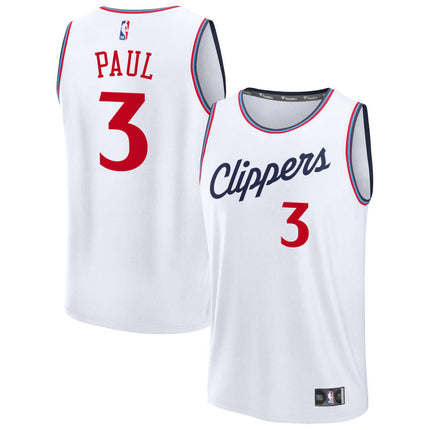 Chris Paul LA Clippers 2025 Fast Break Association Edition Jersey - White