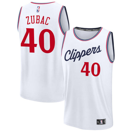 Ivica Zubac LA Clippers 2025 Fast Break Association Edition Jersey - White