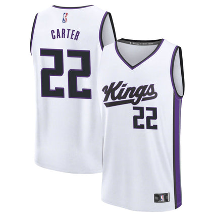 Devin Carter Sacramento Kings 2025 Fast Break Association Edition Jersey - White