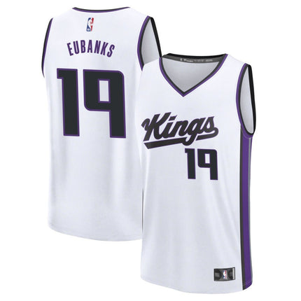 Drew Eubanks Sacramento Kings 2025 Fast Break Association Edition Jersey - White