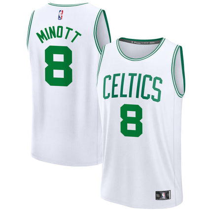 Josh Minott Boston Celtics 2025 Fast Break Association Edition Jersey - White