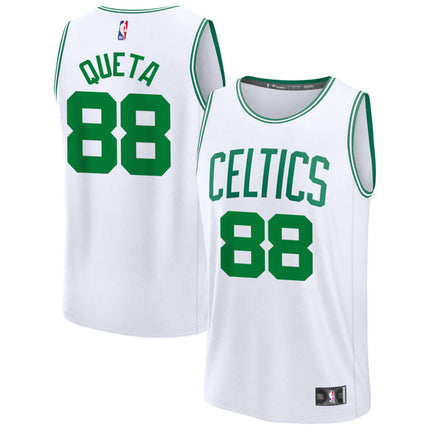 Neemias Queta Boston Celtics 2025 Fast Break Association Edition Jersey - White
