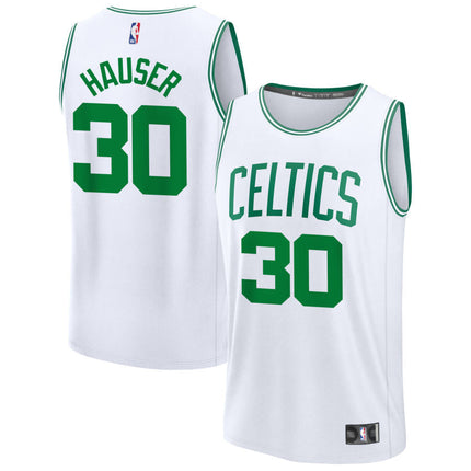 Sam Hauser Boston Celtics 2025 Fast Break Association Edition Jersey - White