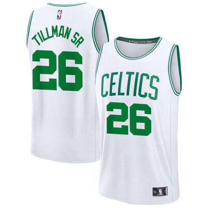 Xavier Tillman Sr Boston Celtics 2025 Fast Break Association Edition Jersey - White