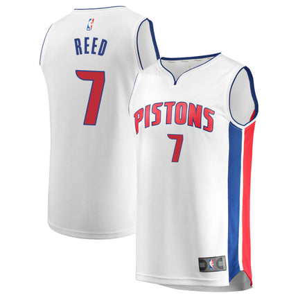 Paul Reed Detroit Pistons 2025 Fast Break Association Edition Jersey - White