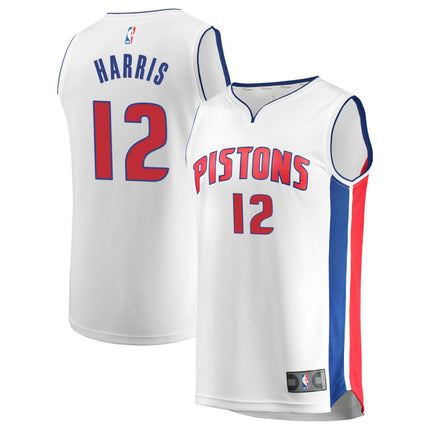 Tobias Harris Detroit Pistons 2025 Fast Break Association Edition Jersey - White
