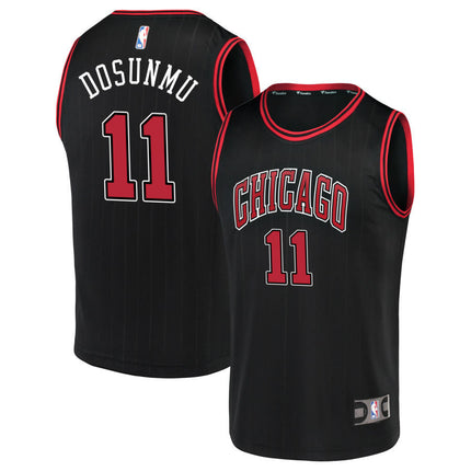 Ayo Dosunmu Chicago Bulls 2025 Statement Edition Jersey - Black