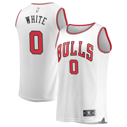 Coby White Chicago Bulls 2025 Association Edition Jersey - White