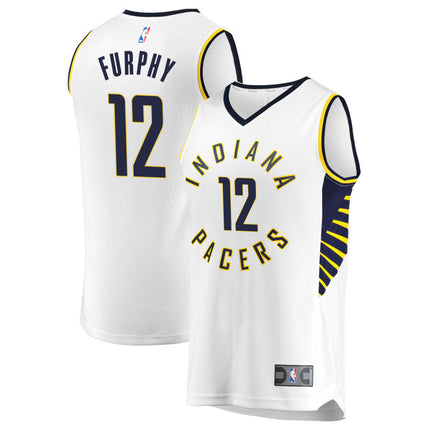 Johnny Furphy Indiana Pacers 2025 Association Edition Jersey - White