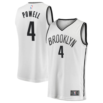 Drake Powell Brooklyn Nets 2025 Fast Break Association Edition Jersey - White