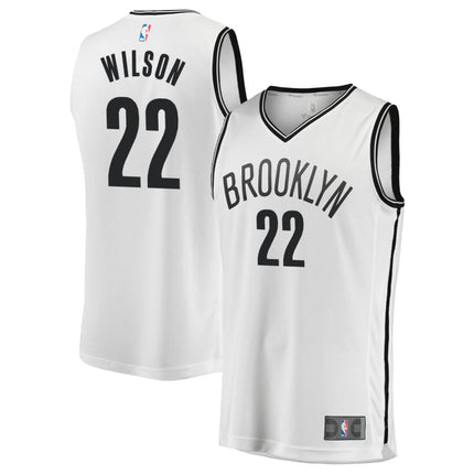 Jalen Wilson Brooklyn Nets 2025 Fast Break Association Edition Jersey - White