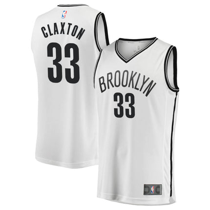 Nic Claxton Brooklyn Nets 2025 Fast Break Association Edition Jersey - White