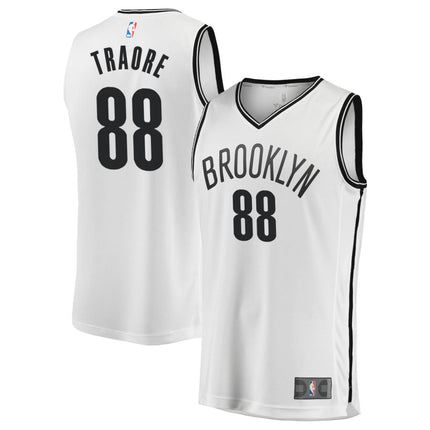 Nolan Traore Brooklyn Nets 2025 Fast Break Association Edition Jersey - White