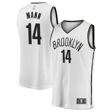 Terance Mann Brooklyn Nets 2025 Fast Break Association Edition Jersey - White